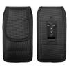 Z-GEN - for Apple iPhone SE (4.0", 2016 Version), iPhone 5, iPhone 5S - Canvas Pouch Vertical Case w/ Belt Clip - Vertical view 1