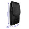 Z-GEN - for Apple iPhone SE (4.0", 2016 Version), iPhone 5, iPhone 5S - Canvas Pouch Vertical Case w/ Belt Clip - Vertical view 2
