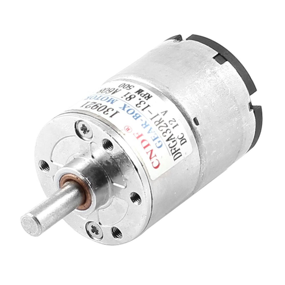 uxcell 12V DC 500RPM 6mm Shaft Magnetic Electric Gear Box Motor Replacement