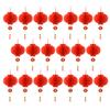 Coopay 20 Pieces Red Chinese Lanterns Decorations for Chinese New Year, Spring Festival, Lantern Festival Celebration Supplies Or Dcor (10 Inches) view 1