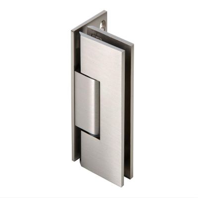 CRL V1E344BN Brushed Nickel Vienna Adjustable Wall Mount Offset Back Plate Hinge