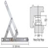Truth EP28023 20" Heavy-Duty 4-Bar Stainless Steel Window Hinge view 2