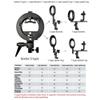 Godox S Type Bracket Bowens Mount Holder for Speedlite Flash Snoot Softbox Beauty Dish Reflector Umbrella view 3