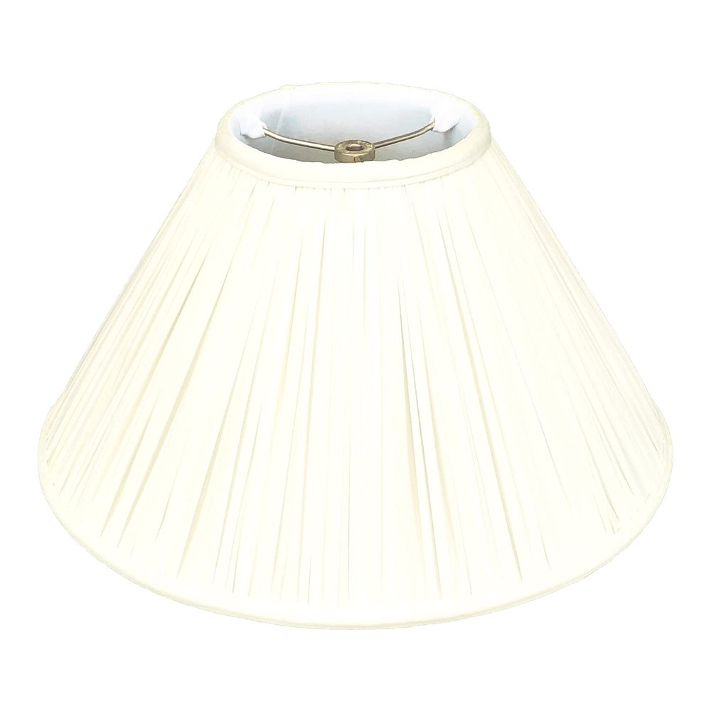 Royal Designs Coolie Empire Gather Pleat Lamp Shade, Eggshell, 5 x 14 x 9.5