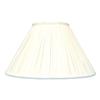 Royal Designs Coolie Empire Gather Pleat Lamp Shade, Eggshell, 5 x 14 x 9.5 view 2