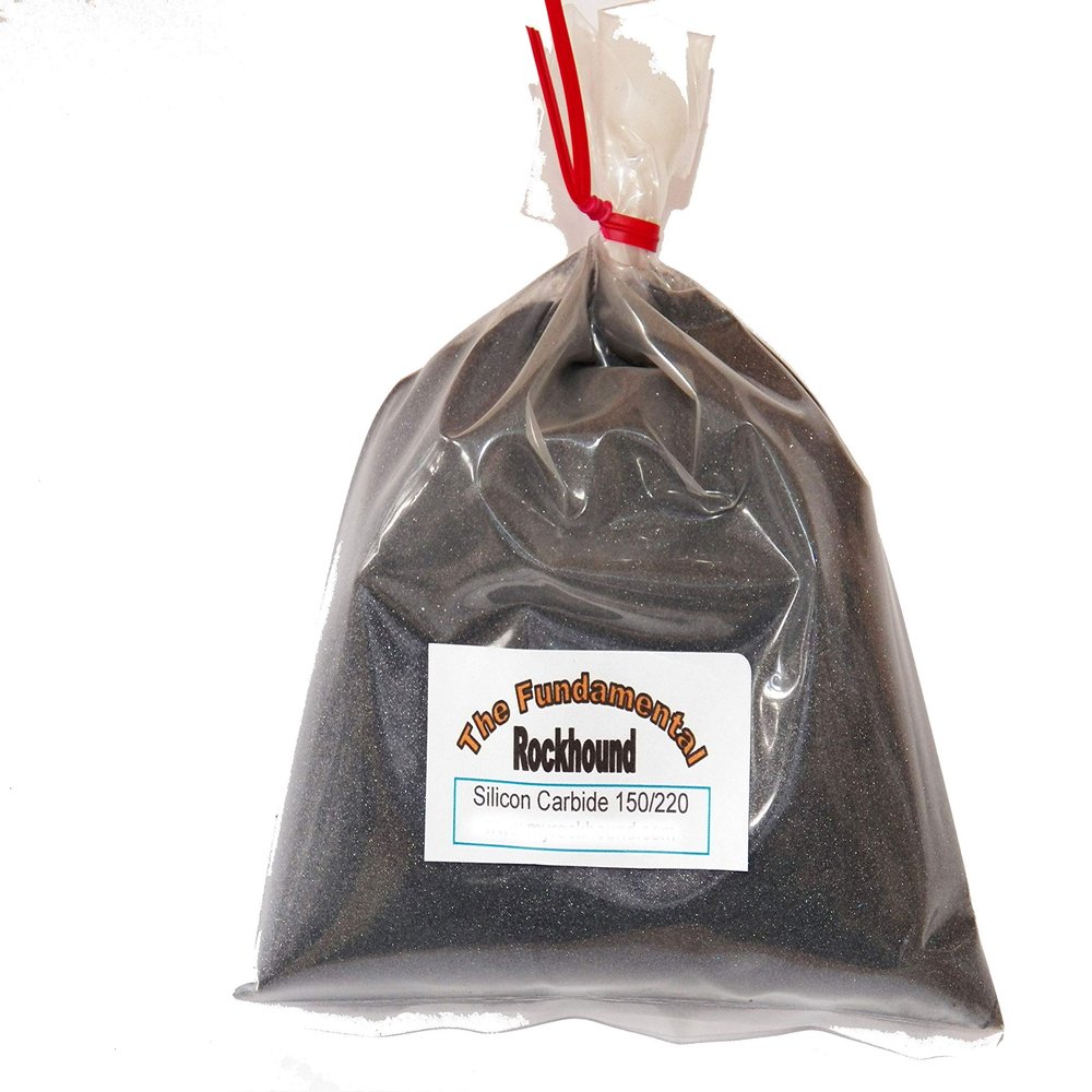 Fundamental Rockhound Products: 5 lb 150/220 Medium Rock Tumbling Grit polishing Silicon Carbide 150 220