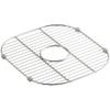 Kohler 6390-ST Sink Rack, 13-1/2-Inch X 14-7/8-Inch for K-3356 Undertone and K-3356-Hcf Undertone Preserve Sinks, Stainless Steel view 1
