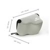 MegaGear MG064 Ultra Light Neoprene Camera Case Compatible with Sony Alpha A6400, A6500, A6300, A6000 (16-50 mm)-Gray (Model: MG065) view 2
