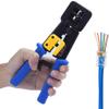 Evertech Professional Pass Through RJ45 Crimp Tool Kit for Cat5 Cat5e Cat6 Cables view 2