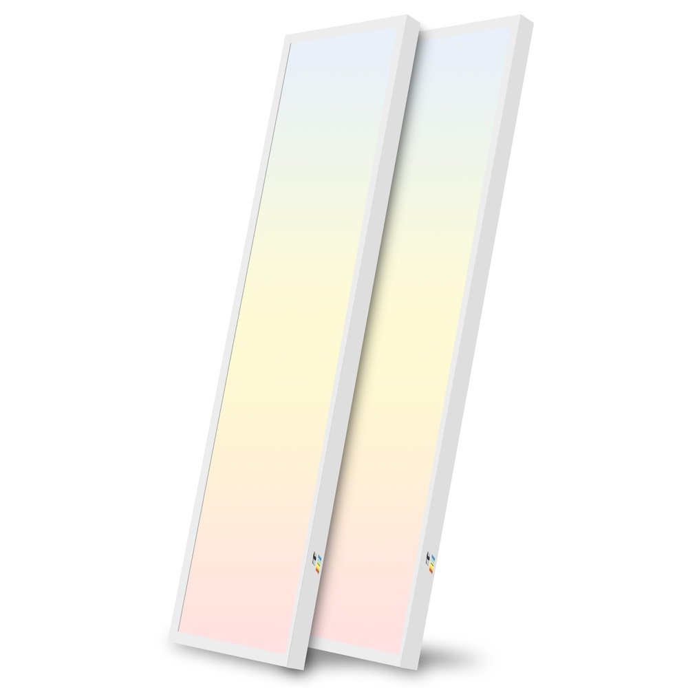 hykolity 1x4 LED Flat Panel Light,4800LM,3CCT 3000K/4000K/5000K