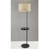 Adesso Oliver Wireless Charging Shelf Floor Lamp view 2