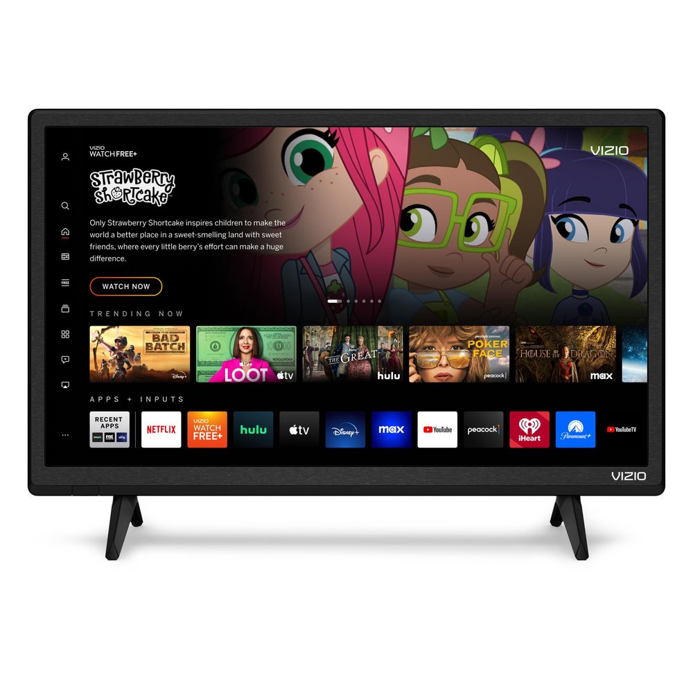 VIZIO 24-inch D-Series 720p Smart TV with Apple AirPlay and Chromecast Built-in, Alexa Compatibility, D24h-J09, 2021 Model