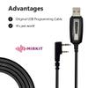 MIRKIT Baofeng Programming Cable for Two Way ham Portable radios: UV-5R, 5RA, 5R Plus, 5RE, UV-82, BF-F8HP, UV3R Plus, BF-888S, 5R EX, 5RX3, GA-2S, BF-F8+, H777 UV82HP view 3