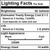 Edearkar Halogen Light Bulbs Halogen Lamp MR16 12 Volt 10Watt Halogen Bulbs for Landscape Light,School,Family,Tunnel Light,Pack of 8 view 3