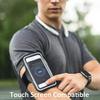 Compatible with Pixel 3 XL - Sports Armband Gym Workout Cover Case Neoprene Water Resistant Touch Screen Reflective [Black] Works with Google Pixel 3 XL (6.3") view 4