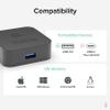 Plugable USB 3.0 Sharing Switch, One-Button USB A Switch to Share Devices Between 2 Computers | KVM Switch for Keyboards, Docking Stations & More view 4