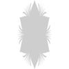 Ekena Millwork ROSC030X060PNXUF 3" W x 6" H x 1/2" P Medium Christmas Poinsettia Flower Rosette, White view 4