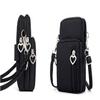 Zipper Crossbody Bag, Women Oxford 3-Layers Wristlet Shoulder Pouch Wallet Purse Armband Compatible for iPhone 17 16 15 14 13 12 11 Pro Max Samsung Galaxy S26 S25 FE Google Pixel 10 9 8 7 Pro view 3