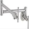 Elkay LKEC2091CR Single Hole Wall Mount Pot Filler Kitchen Faucet with Lever Handles, Chrome view 1