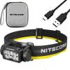 Nitecore HC60 UHE Rechargeable LED Headlamp 1600 Lumens with 3400mAh Batteries view 1