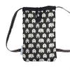 Tainada Small Crossbody Phone Shoulder Purse Bag Zipper Pouch (Hippo Black) view 1