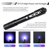 LIGHTFE Black Light D11A 395nm Ultraviolet Flashlight with high-Power Ultraviolet LED Light Source, Used for UV Glue Curing, Rock and Mineral Detection, pet Urine Detection lamp, AC Leak Detector view 3