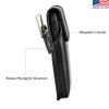 Turtleback Belt Case Designed for iPhone 11 Pro Max (2019) / XS Max (2018) Fits with OB Commuter, Vertical Holster Black Leather Pouch with Heavy Duty Rotating Belt Clip, view 4