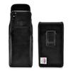 Turtleback Holster Designed for iPhone 11 Pro Max (2019) / XS Max (2018) Fits with OB Commuter, Vertical Belt Case Black Leather Pouch with Executive Belt Clip, view 1