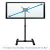 Mount-It! Portable TV Floor Stand, 13-42", Height Adjustable view 4