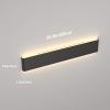 Ralbay 30W Bathroom Light Fixture 32.67 inch Vanity Lights Arm Length Wall Light for Bathroom Dressing Room IP44 Waterproof 3900LM Warm White Light 3000K, Black view 2