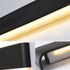 Ralbay 30W Bathroom Light Fixture 32.67 inch Vanity Lights Arm Length Wall Light for Bathroom Dressing Room IP44 Waterproof 3900LM Warm White Light 3000K, Black view 3