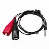 New Power Cable for Leica Total Station 5-pin (0B) Wire to Alligator Clips 565854 view 1