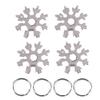 18-in-1 Stainless Steel Snowflake Multi-Tool, Valentine's Day Best Gifts for Him Husband Men Boyfriend Boys, New Year's Friends Gift view 1