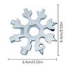 18-in-1 Stainless Steel Snowflake Multi-Tool, Valentine's Day Best Gifts for Him Husband Men Boyfriend Boys, New Year's Friends Gift view 2