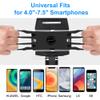 Newppon Cell Phone Running Armband - Detachable & 360 Rotatable Universal Cellphone Arm Band for iPhone 17 16 15 14 13 Pro Max Plus Samsung Galaxy Note S24 S23 for Workout Exercising Walking Jogging view 3