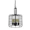 Design House 587337 Ajax Industrial Modern 4-Light Indoor Chandelier Metal Wire Cage for Entryway Dining Room Foyer, Coffee Bronze view 1
