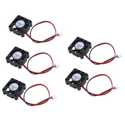 Antrader 5-Pack 3010 12V DC Brushless Cooling Fan 30x30x10mm for 3D Printer