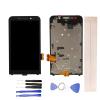 JayTong LCD Display & Replacement Touch Screen Digitizer Assembly with Free Tools for Black-Berry Z30 with Frame Verizon Version Black view 1