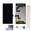 JayTong LCD Display & Replacement Touch Screen Digitizer Assembly with Free Tools for Black-Berry Leap Z20 Black with Frame view 1
