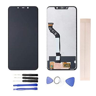 JayTong LCD Display & Replacement Touch Screen Digitizer Assembly with Free Tools for Xiaomi Mi Pocophone F1 / Poco F1 Black