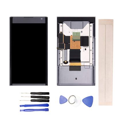 JayTong LCD Display & Replacement Touch Screen Digitizer Assembly with Free Tools for Black-Berry Priv Black with Frame