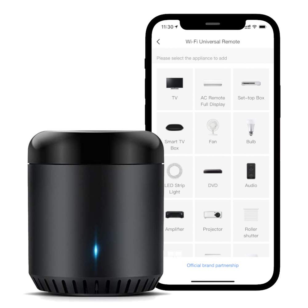 Broadlink RM Mini 3 2.4G Wi-Fi IR Smart Hub Learning Remote for TV