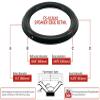 Speaker Foam Repair Kit Compatible with 12 inch JL Audio 12W6v2-D4, FSK-12JLv2 (Pair) view 2