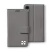 SafeSleeve EMF Protection Case for iPhone Case: iPhone XR Card Holder Data Blocking Wallet, Adjustable Stand Cell Phone Case, Vegan Leather for Women & Men (Grey) view 1