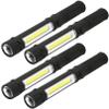COB LED Work Flashlight with Magnetic Base and Clip Multi-Function Pocket Pen Light Inspection Work Light, 4 PCS view 1