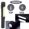 COB LED Work Flashlight with Magnetic Base and Clip Multi-Function Pocket Pen Light Inspection Work Light, 4 PCS view 2