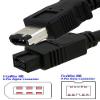 AYA 10Ft (10 Feet) FireWire Cable IEEE-1394b 9pin-6pin 800/400Mbps Compatible with Windows, Mac, Sony iLink view 2