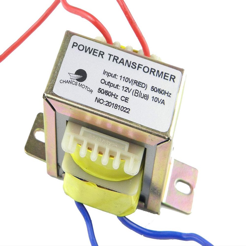 CHANCS Power Transformer Input 110V Output 12V AC/AC Transformer for Sychronous Motor