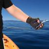 BB Hapeayou Fishing Lanyard (10Pcs) Retractable Safety Coiled Tether with Carabiner and Split Ring for Pliers, Boating, Tools(Black) view 3