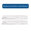 McKesson Wound Measuring Guide Ruler, Non-Sterile, Paper, 6 in, 50 Count, 12 Packs, 600 Total view 2